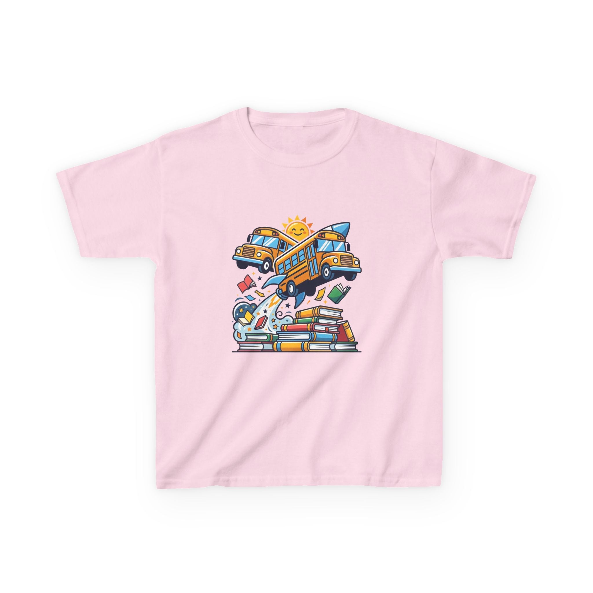 Kids Back to School T-Shirt - Rocket Bus Adventure | First Day