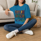 Unisex T-Shirt - Cosmic Folk Art Eye & Snake | Spiritual Nature